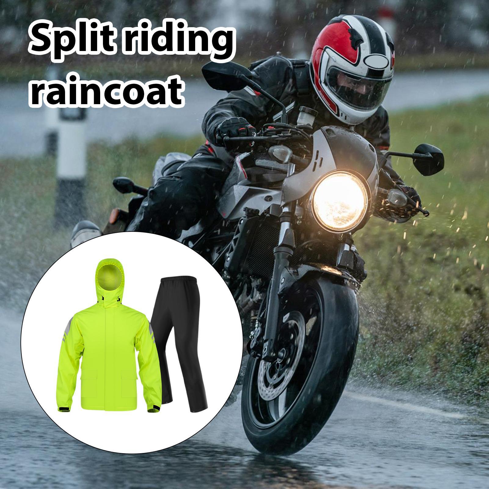 Motorcycle Gear Rain - 남성용 방수 레인슈트 통기성 보호 레인자켓