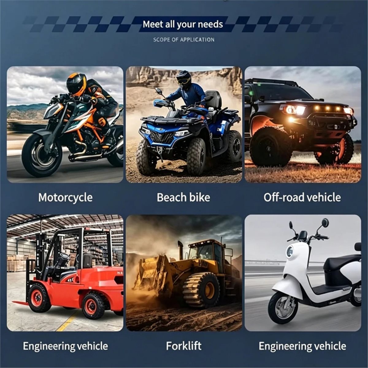 Motorcycle Gear Manufacturers - 폰앤기어 3인치 LED 포드 스포트라이트 헤드라이트