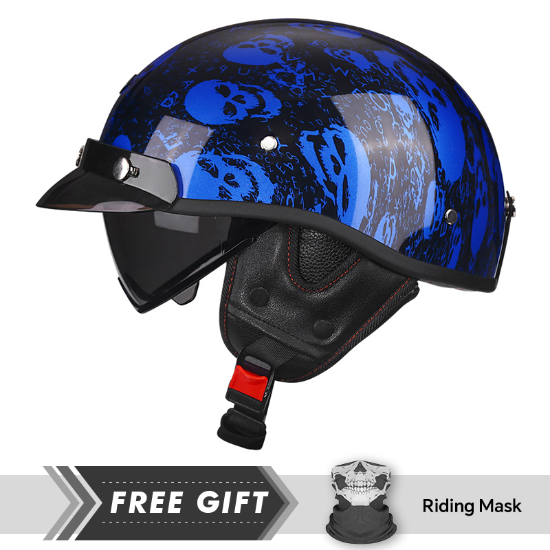 Motorcycle Gear Store - 하프 오토바이 헬멧 DOT ECE 1/2