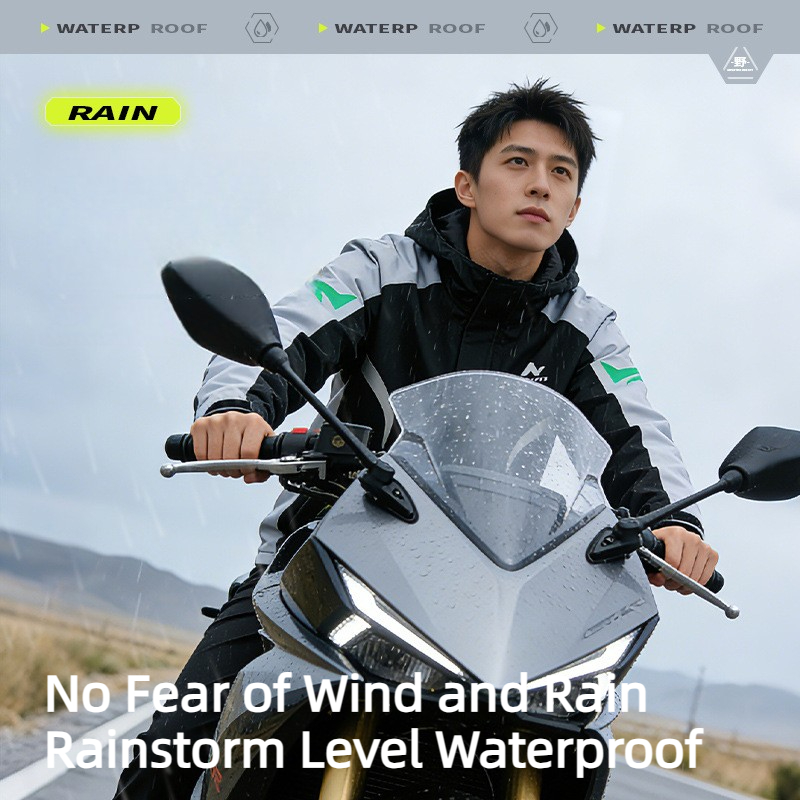 Motorcycle Gear Rain - 오토바이 레인슈트 남성용 방수 반사 라이딩