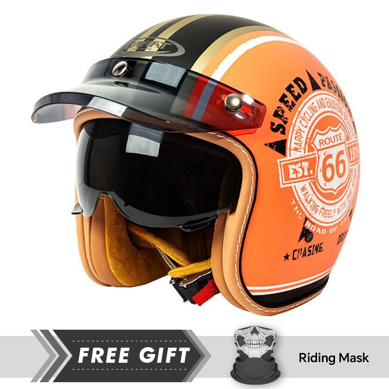 DOT 승인 오토바이 헬멧 제트 헬멧 남자 여자 오픈  - Motorcycle Gear Store 리뷰 및 가격