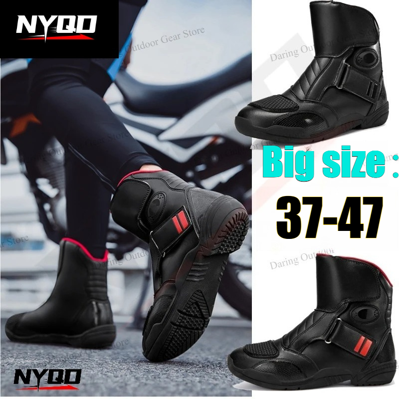 오토바이 부츠 라이딩 슈즈 남녀 공용 방수 레이싱 숏  - Motorcycle Gear For Plus Size Women 리뷰 및 가격