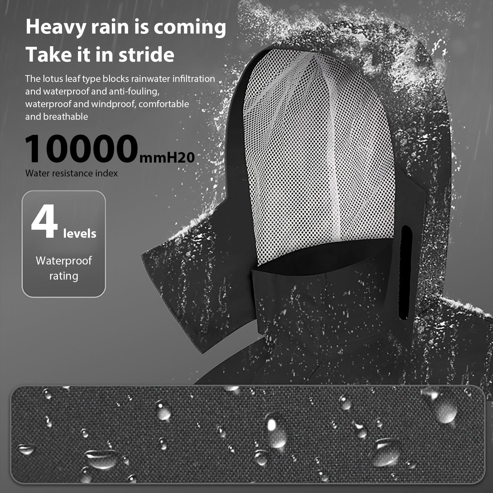 남성용 방수 레인슈트 통기성 보호 레인자켓 레인웨어 오 - Motorcycle Gear Rain 리뷰 및 가격
