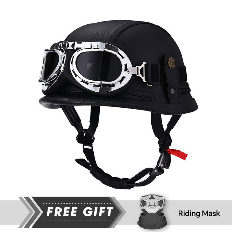 클래식 하프 페이스 헬멧 보호 환기, 사계절 오토바이  - Motorcycle Gear Store 리뷰 및 가격