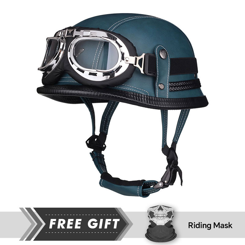 클래식 하프 페이스 헬멧 보호 환기, 사계절 오토바이  - Motorcycle Gear Store 리뷰 및 가격