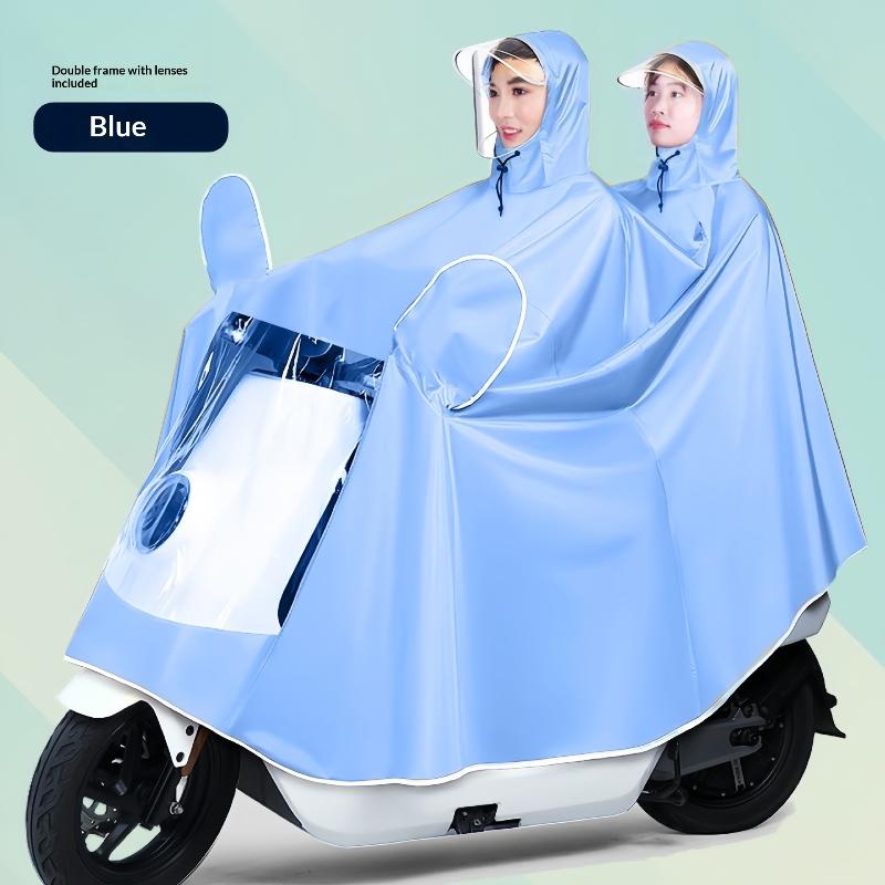 오토바이 풀커버 레인코트 더블 사이즈 고품질 PVC 방 - Motorcycle Gear Rain 리뷰 및 가격