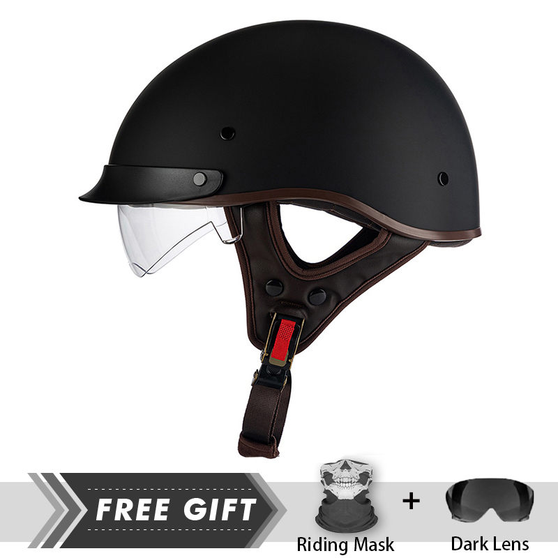 충돌 헤드피스 하프 페이스 헬멧, 남녀공용 오토바이 헬 - Motorcycle Gear Store 리뷰 및 가격