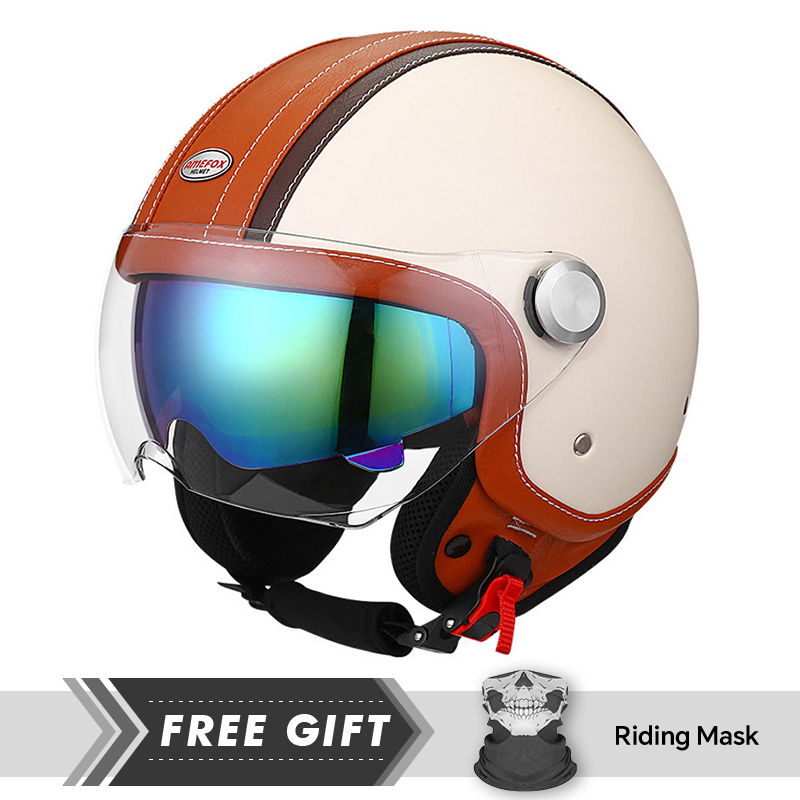 블랙 오픈 페이스 오토바이 헬멧 빈티지 DOT ECE  - Motorcycle Gear Store 리뷰 및 가격