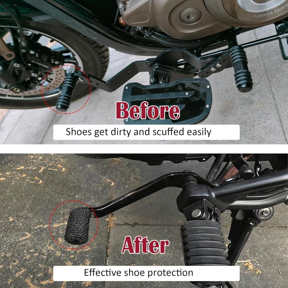 오토바이 시프터 슈즈 프로텍터 조절 가능한 탄성 스트랩 - Motorcycle Gear Protection 리뷰 및 가격