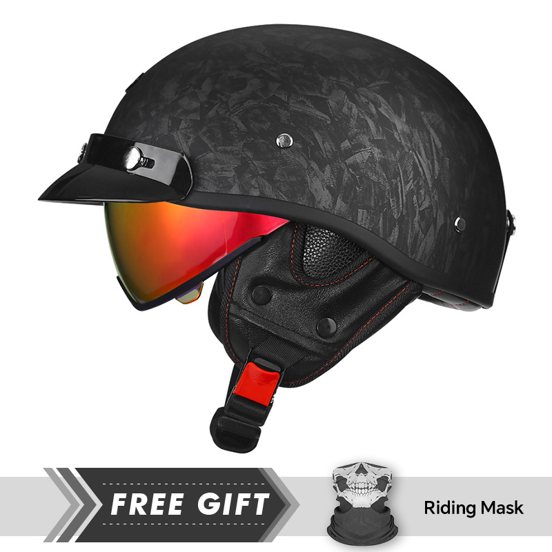 하프 오토바이 헬멧 DOT ECE 1/2 오픈 하프 헬 - Motorcycle Gear Store 리뷰 및 가격