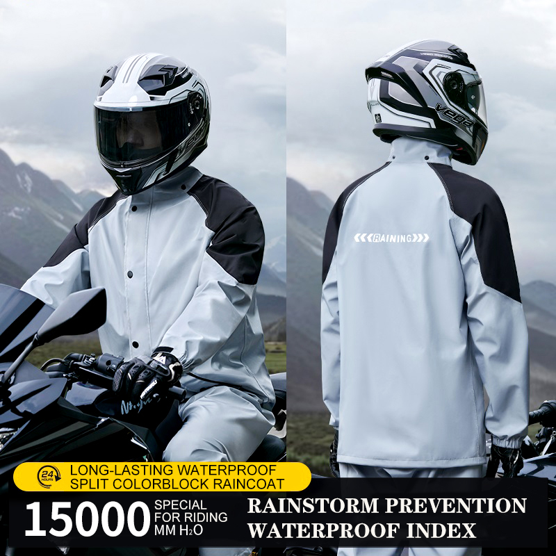 남녀공용 반사 기능 오토바이 레인슈트 (방수 통기성)  - Motorcycle Gear Rain 리뷰 및 가격