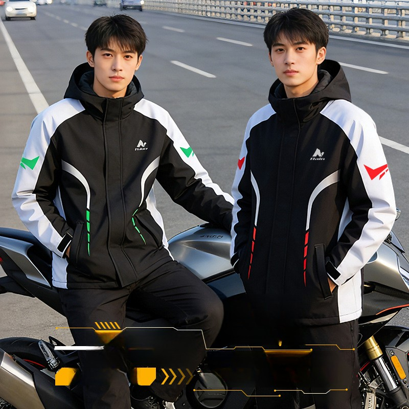 오토바이 레인슈트 남성용 방수 반사 라이딩 코트 바지  - Motorcycle Gear Rain 리뷰 및 가격
